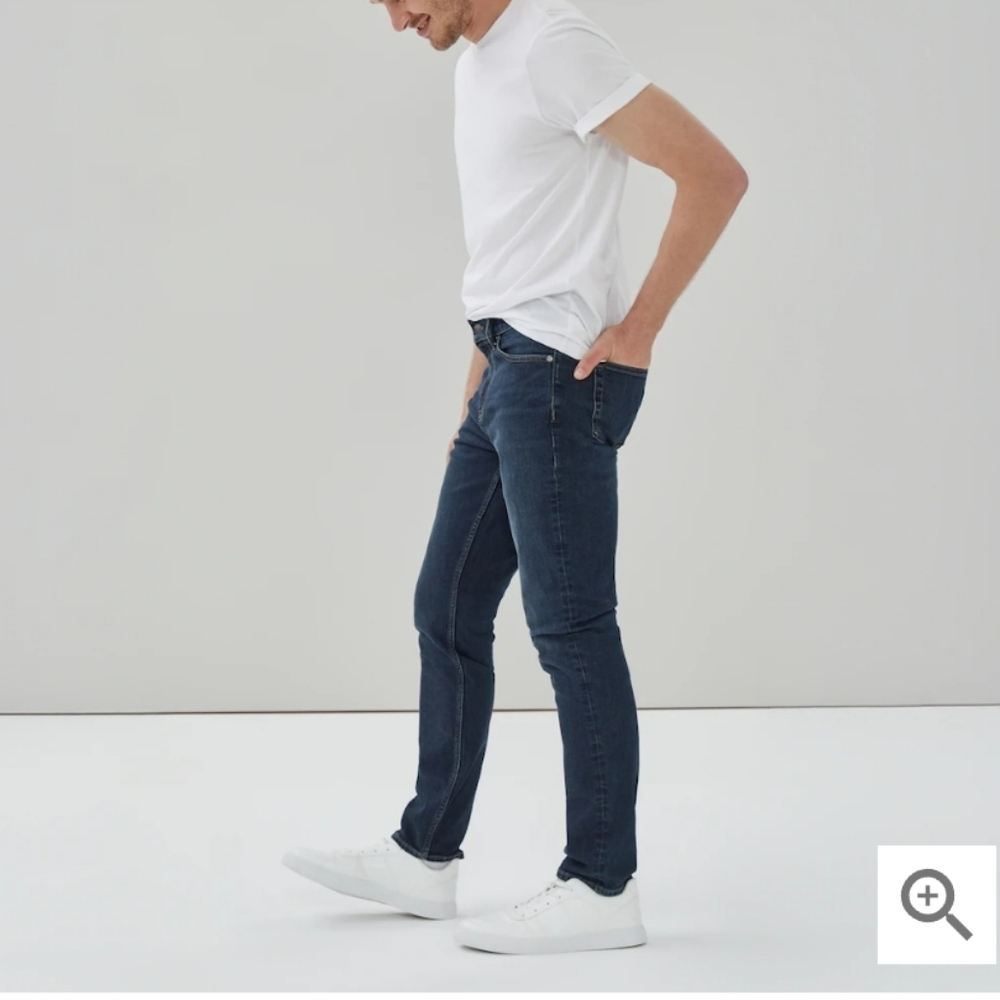 Joe Fresh Men's Dark Blue Slim Jeans